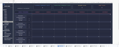 Iron Print Premium Workout Planner